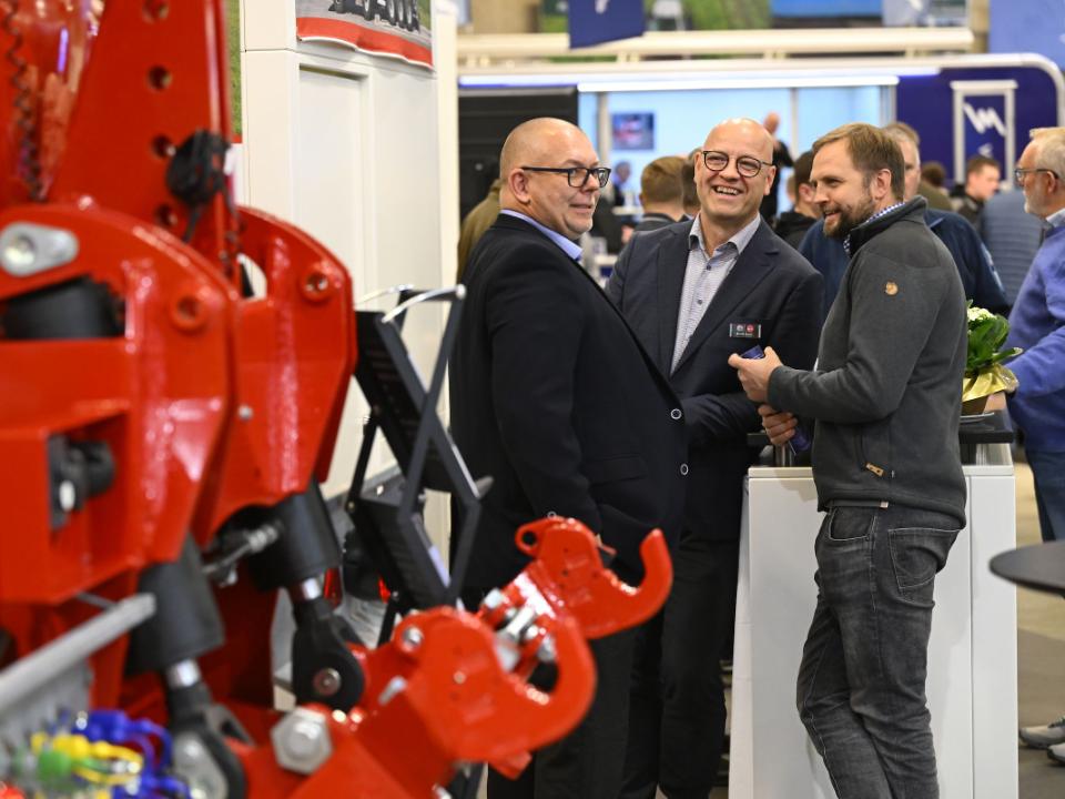 Austeller auf die Landwirtschaftsmesse Agromek