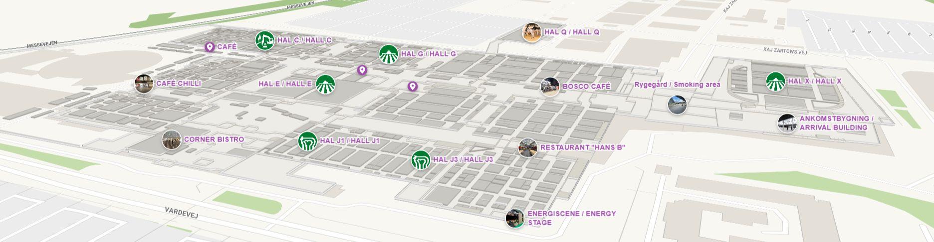 Overview map Agromek - Navigate the trade fair
