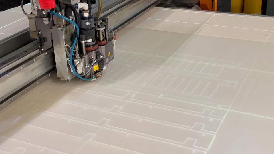 SILICONE GASKETS CUT ON ONE OF OUR FLASHCUTTERS
