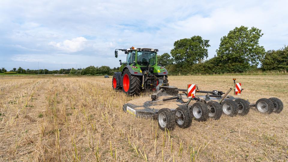 GreenTec shows the Tiger Rotary Mower at Agromek