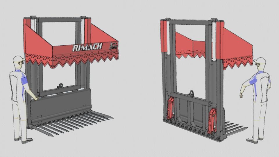 RI-MACH VB200-HD - Vertical Blockcutter - Optimized for Lely Vector robot